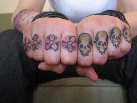 Cool And Trendy Knuckle Tattoo Designs For Guys 008