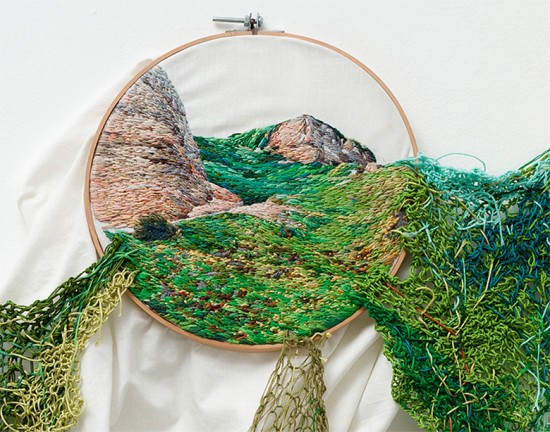 Embroidered Landscapes and Plants by Ana Teresa Barboza 005