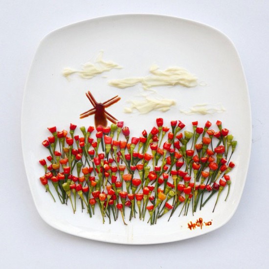 Painting with Food by Red Hong Yi 008