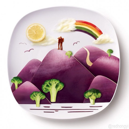Painting with Food by Red Hong Yi 011