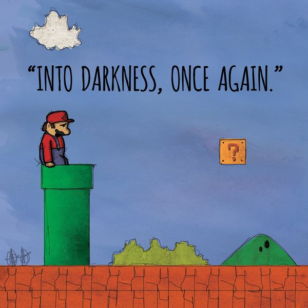 Prints Show the Pain of 8-bit Game Characters 001