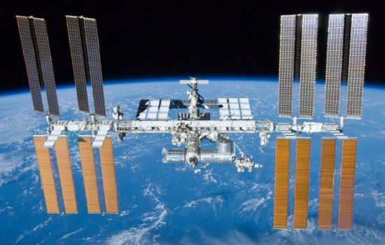 The most expensive man made object. The International Space Station orbiting just 380 kilometers above us, 150 billion