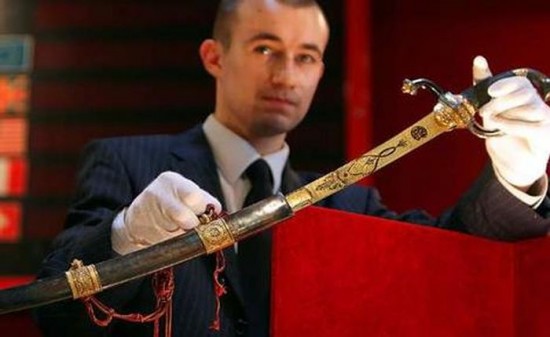The most expensive sword in the world. Napoleon's sword, 6.4 million