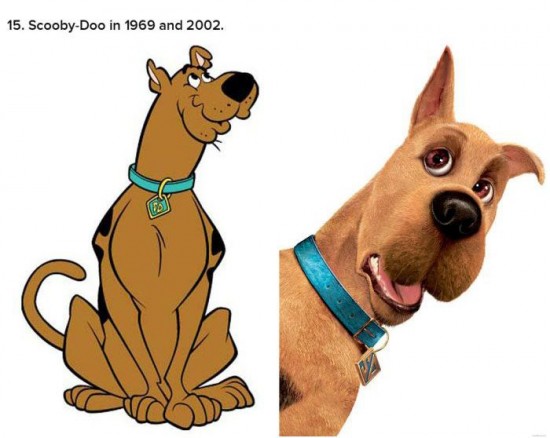 These Cartoon Characters Have Come A Long Way 016