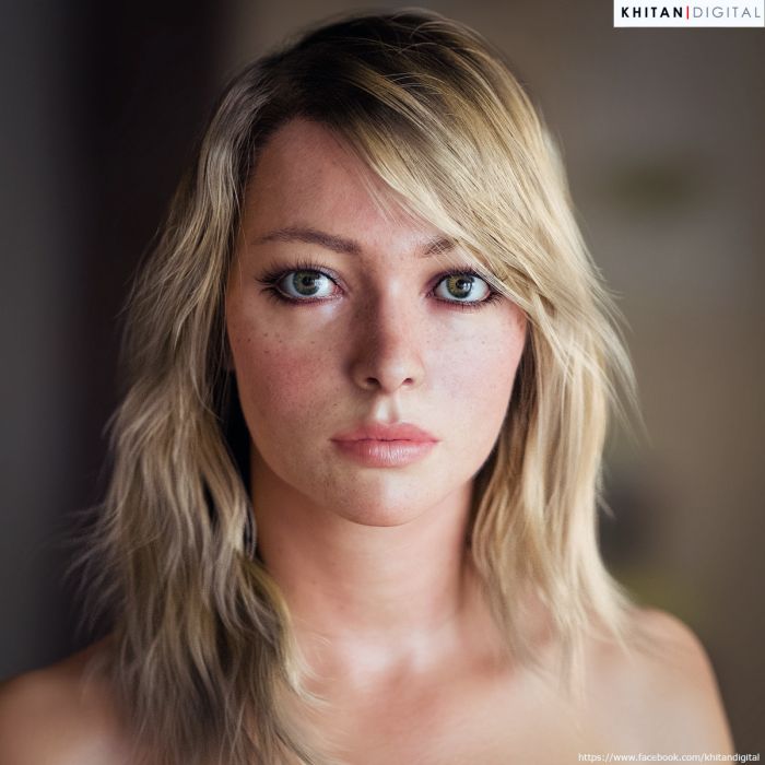 These pictures are realistic 3D renderings of real people 001