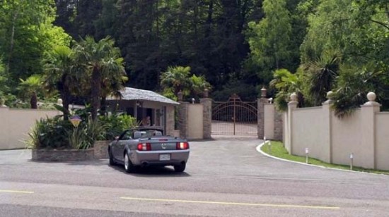 a private entrance into a house