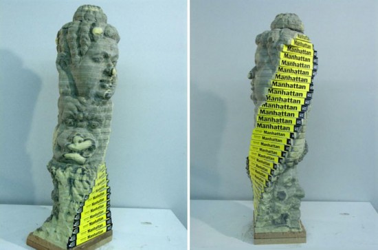 recycled book sculptures 008
