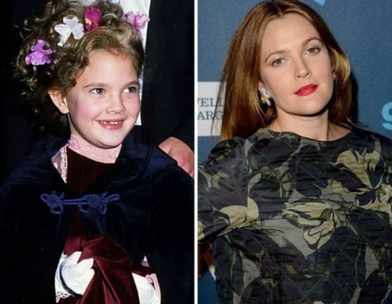 Drew Barrymore – 1982 and now