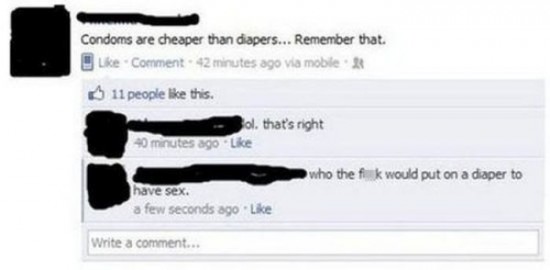 The Dumbest People Comment On Facebook 003