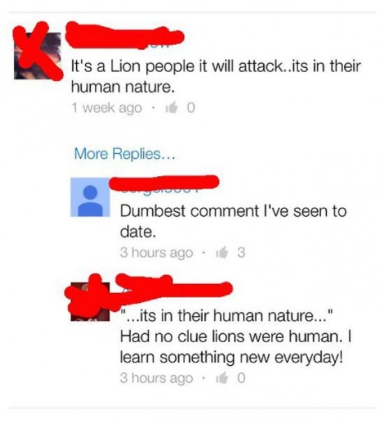 The Dumbest People Comment On Facebook 013