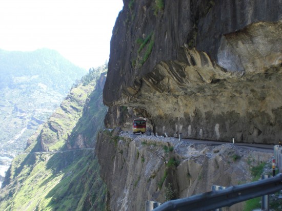 Shimla to Manali Route india